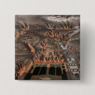 Fires in Paris, 24th-25th May 1871 15 Cm Square Badge