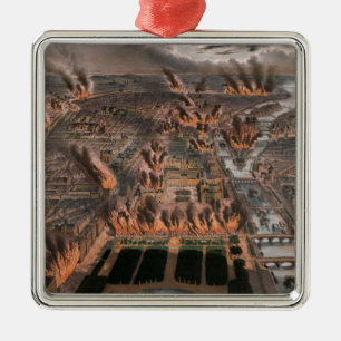 Fires in Paris, 24th-25th May 1871 Metal Tree Decoration