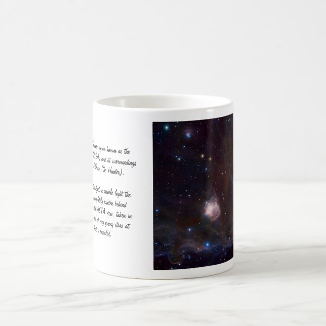 Fires of the Flame Nebula - NGC 2024 in Orion Coffee Mug (Center)