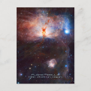 Fires of the Flame Nebula - NGC 2024 in Orion Postcard