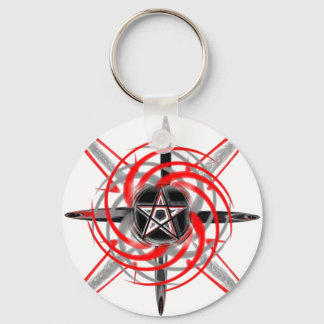 FireStar White-Key Chain Key Ring