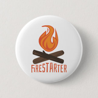 Firestarter Campfire 6 Cm Round Badge