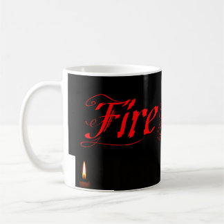 Firestarter Candles Burning in the Dark Coffee Mug