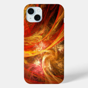 Firestorm Abstract Art iPhone 15 Mini Case