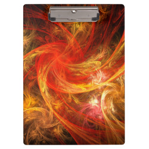 Firestorm Abstract Art Clipboard