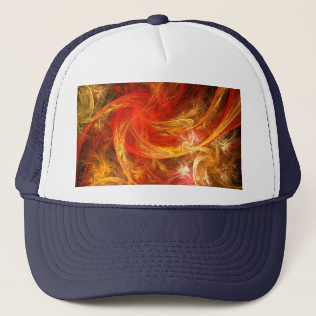 Firestorm Abstract Art Hat (Front)