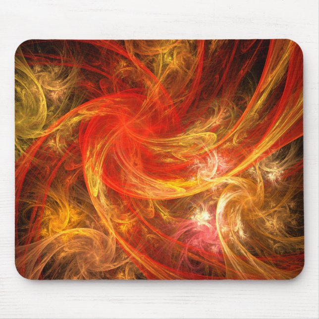 Firestorm Abstract Art Mousepad (Front)