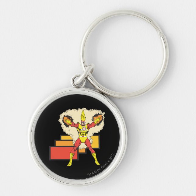 Firestorm In His Element Key Ring (Front)