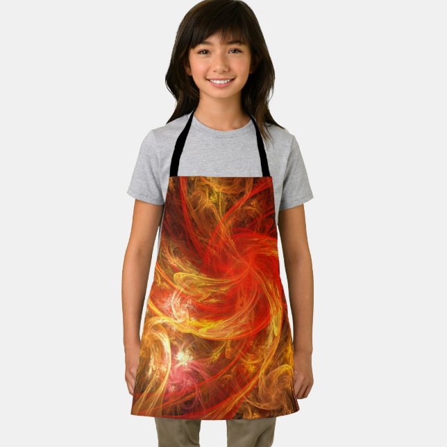 Firestorm Nova Abstract Art Apron (Insitu)