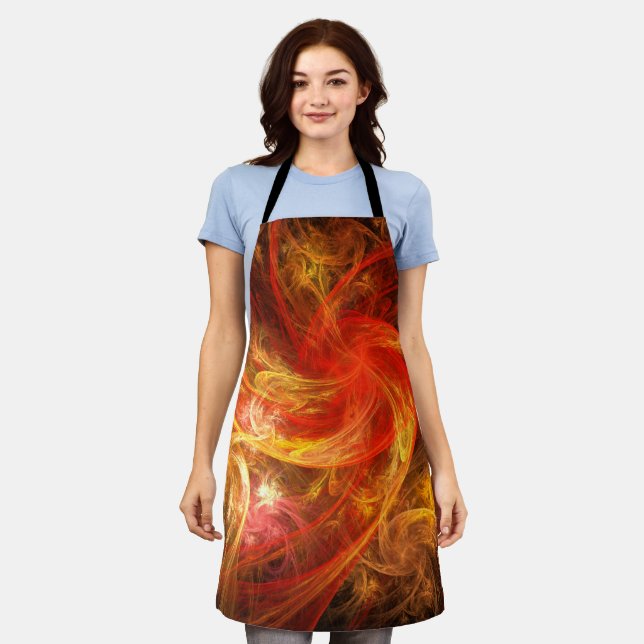 Firestorm Nova Abstract Art Apron (Worn)