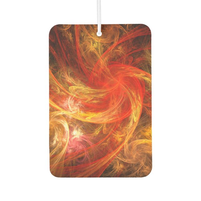 Firestorm Nova Abstract Art Car Air Freshener (Front)