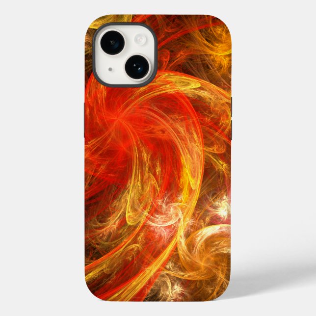 Firestorm Nova Abstract Art Case-Mate iPhone Case (Back)