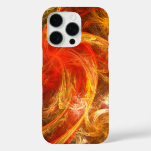 Firestorm Nova Abstract Art iPhone 16 Pro Case