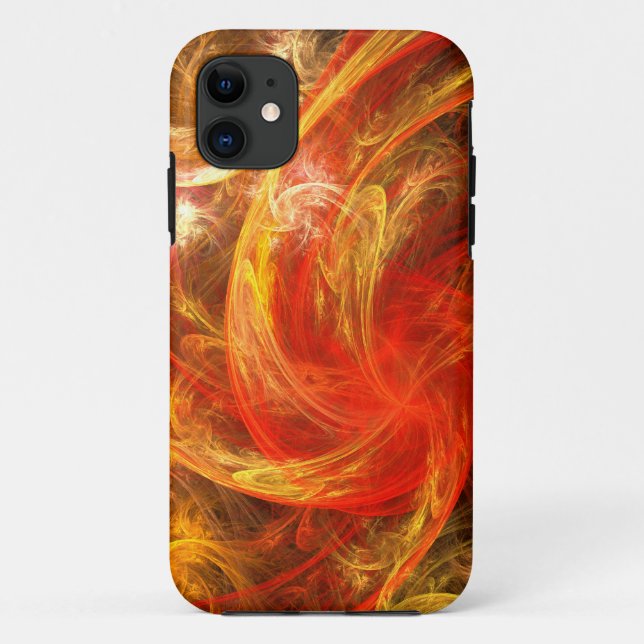 Firestorm Nova Abstract Art Case-Mate iPhone Case (Back)