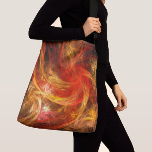 Firestorm Nova Abstract Art Cross Body Crossbody Bag