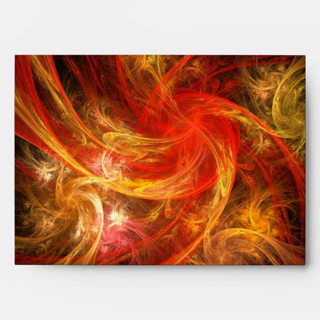 Firestorm Nova Abstract Art Envelope (Front)