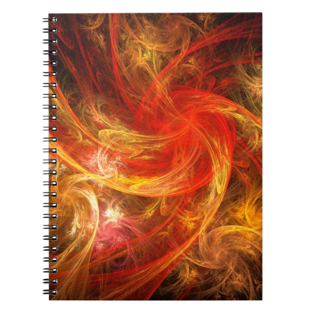 Firestorm Nova Abstract Art Notebook (Front)