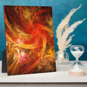 Firestorm Nova Abstract Art Plaque