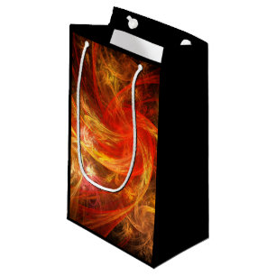 Firestorm Nova Abstract Art Small Gift Bag