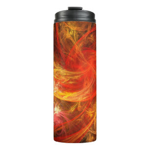 Firestorm Nova Abstract Art Thermal Tumbler