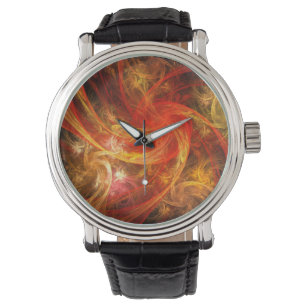 Firestorm Nova Abstract Art Watch