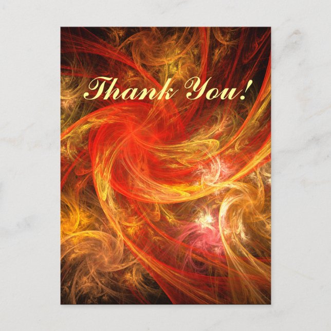 Firestorm Thank You Postcard (Front)