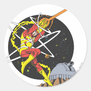 Firestorm - The Nuclear Man Classic Round Sticker