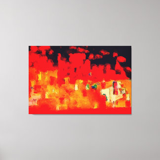 Firetown by Maxwell Kerr Canvas Print