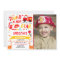 Firetruck Birthday Invitation Fireman Party