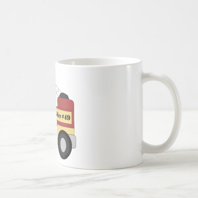 Firetruck Coffee Mug (Right)