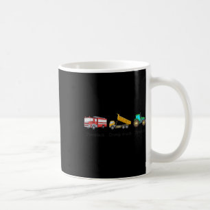 Firetruck Dumptruck Tractor Subtle Anti Trump  Coffee Mug