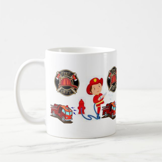FireTruck Mug (Left)