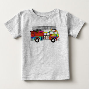 Firetruck shirt firefighter vehicle emergency 