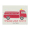 Firetruck Thank You Postcard