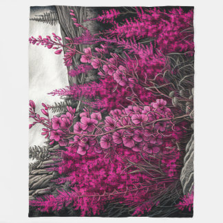 Fireweed 7 fleece blanket
