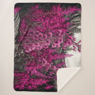 Fireweed 7 sherpa blanket