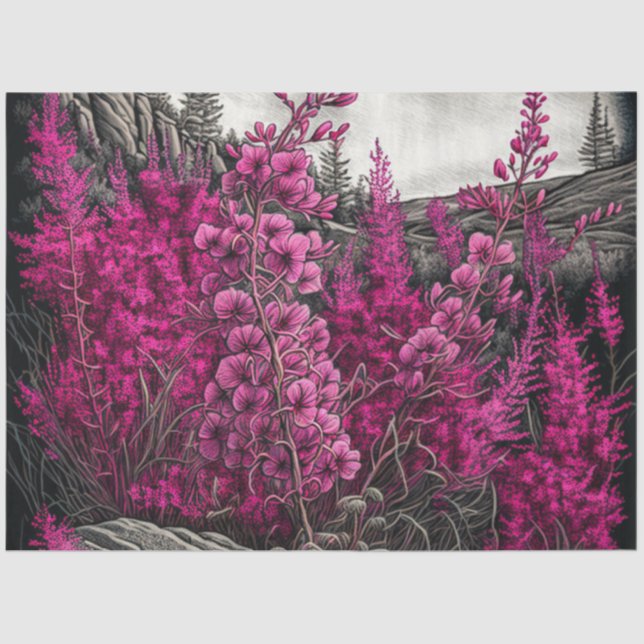 Fireweed 7 tissue paper (Front)