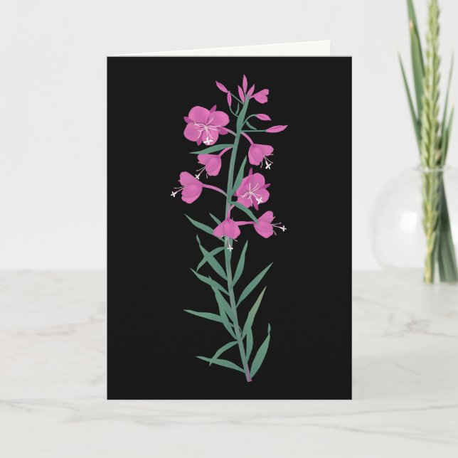 Fireweed Greeting/Notecard Card (Front)