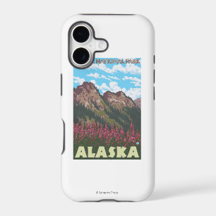 Fireweed & Mountains - Denali Nat'l Park,