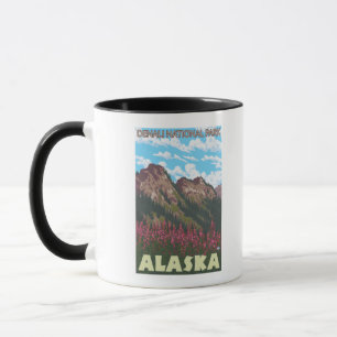 Fireweed & Mountains - Denali Nat'l Park, Mug