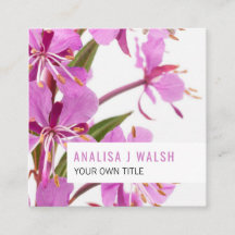 Fireweed wild flower business card