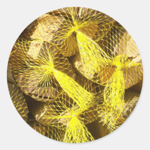 Firewood Bundles Classic Round Sticker