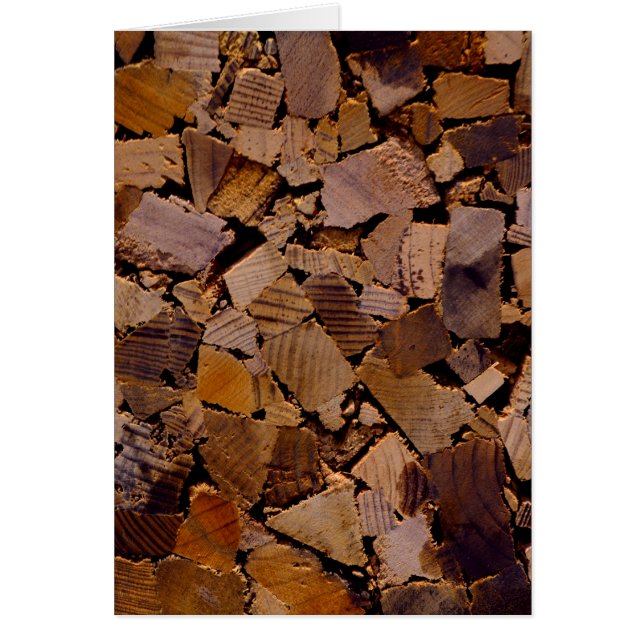 Firewood rustic cabin wood grain tree bark pattern (Front)