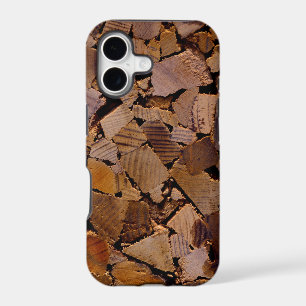 Firewood rustic cabin wood grain tree bark pattern