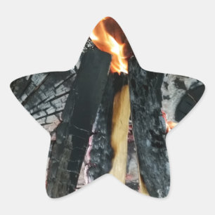 Firewood Star Sticker