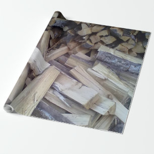 Firewood Wrapping Paper