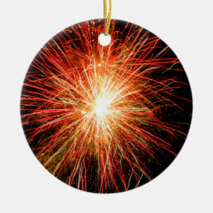 Firework 22 ceramic tree decoration