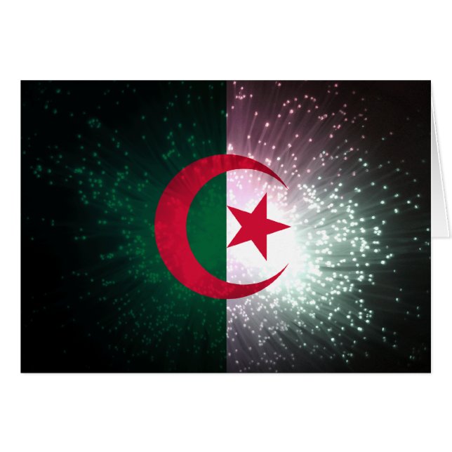 Firework; Algeria Flag (Front Horizontal)