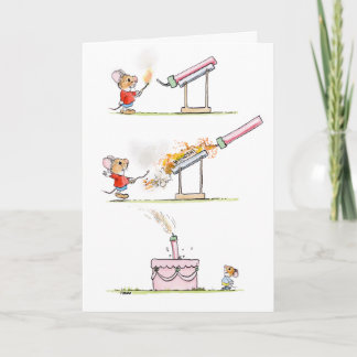 Firework Birthday Card