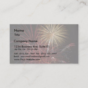 Firework Business Card
